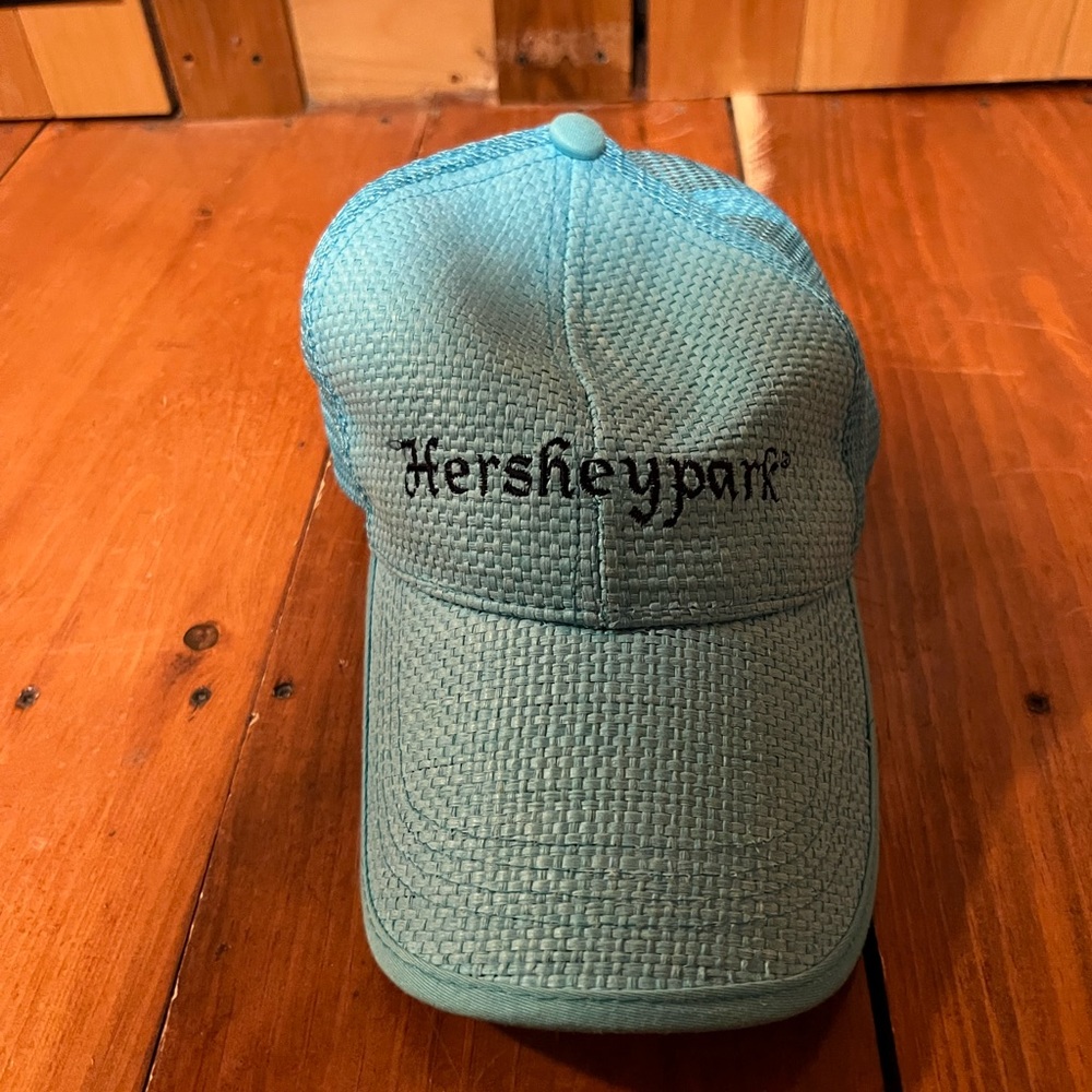 Blue Hersey Park Baseball Hat with adjustable back